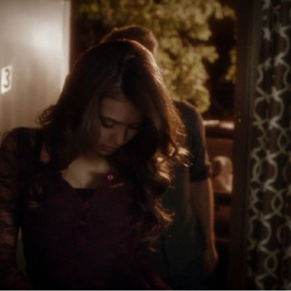 ASO Elena Gilbert Mudd Lace Top